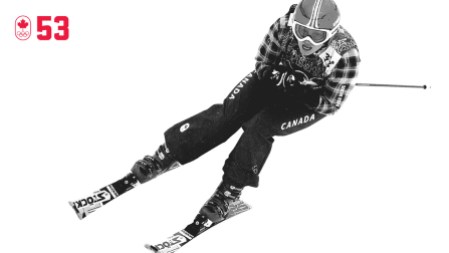 100 COUNTDOWN 53 HOR Kelsey Serwa a fait plus qu’un retour dans les trois ans menant à Sotchi 2014, revenant d’une blessure au dos et de plusieurs opérations aux genoux. Avec un dollar chanceux dans sa poche, elle a remporté l’argent en ski cross, partageant le podium avec sa coéquipière Marielle Thompson. SOIS RÉSILIENT