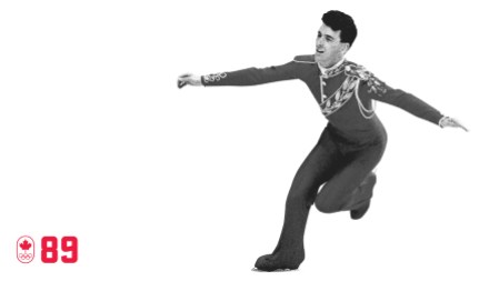 Equipe Canada - Brian Orser - patinage artistique À Calgary 1988, la «bataille des Brians» a confronté le Canadien et champion du monde en titre Orser et l’Américain Boitano. Lors d’une division des juges très serrée (5-4), Orser a remporté sa deuxième médaille d’argent consécutive devenant le premier double médaillé olympique canadien en patinage artistique. SOIS FORT
