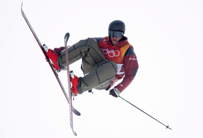 OLY CAN men's ski halfpipe 20180220 Mike Riddle. LA PRESSE CANADIENNE/Jonathan Hayward