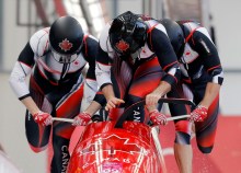 Equipe Canada-Bobsleigh-Justin Kripps-Jesse Lumsden-Alexander Kopacz-Oluseyi Smith-Pyeongchang 2018