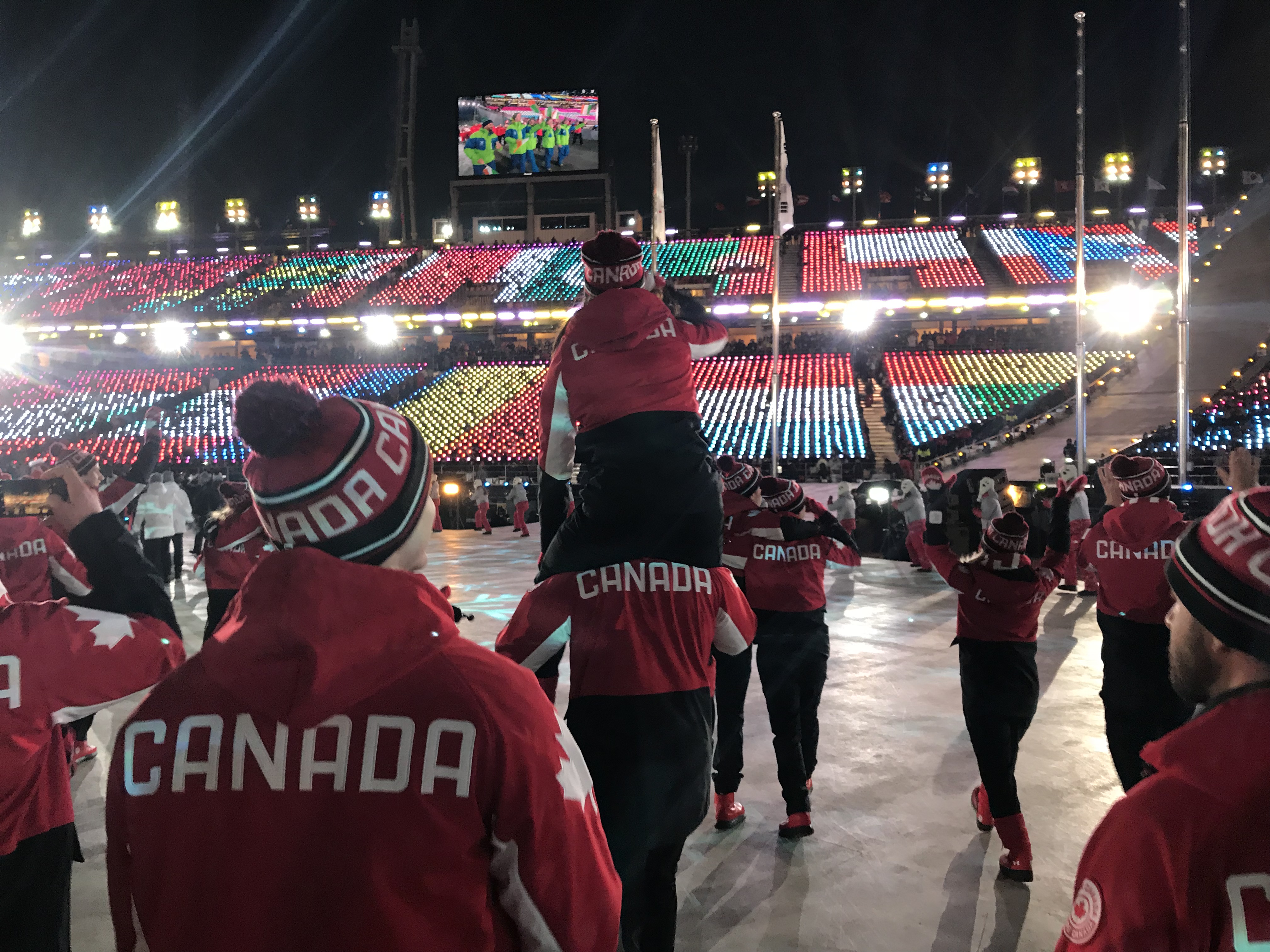 Le défilé des nations.