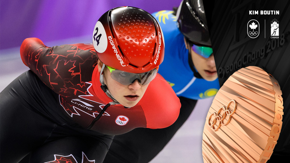 Kim Boutin - Médailel de bronze - PyeongChang 2018 - Équipe Canada