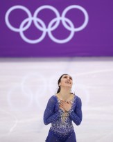 Gabrielle Daleman d’Équipe Canada en compétition à l’aréna Gagneung aux Jeux olympiques d’hiver de PyeongChang, le 12 février 2018. (Photo David Jackson/COC)