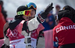 Sébastien Toutant et Mark McMorris. Photo COC/Jason Ransom