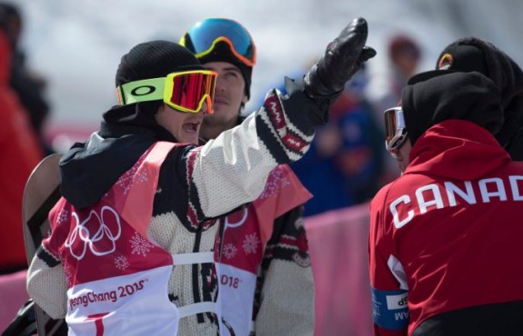 Sébastien Toutant et Mark McMorris. Photo COC/Jason Ransom