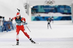 Julia Ransom participe à l’épreuve féminine du sprint 7,5 km aux Jeux olympiques d’hiver de PyeongChang 2018 le 10 février au Centre de biathlon d’Alpensia (Photo : Vincent Ethier/COC).