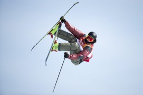 Alex Beaulieu-Marchand a remporté le bronze en ski slopestyle, à PyeongChang. (Photo/David Jackson)