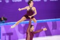 Meagan Duhamel et Eric Radford patinent lors de l’épreuve par équipes - programme libre - aux Jeux olympiques d’hiver de PyeongChang 2018, le 11 février 2018. (Photo Vincent Ethier/COC)