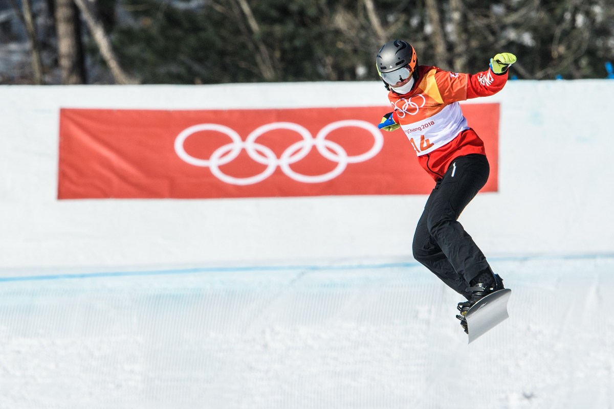 PYEONGCHANG, CORÉE DU SUD - 16 FÉVRIER: Tess Critchlow en pleine action lors du jour 7. (Photo by Vincent Ethier/COC)