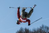 Cassie Sharpe remporte l'or en finale de l'épreuve de la demi-lune en ski acrobatique, aux Jeux olympiques d'hiver de Pyeongchang 2018. (Photo: Vincent Ethier/COC)