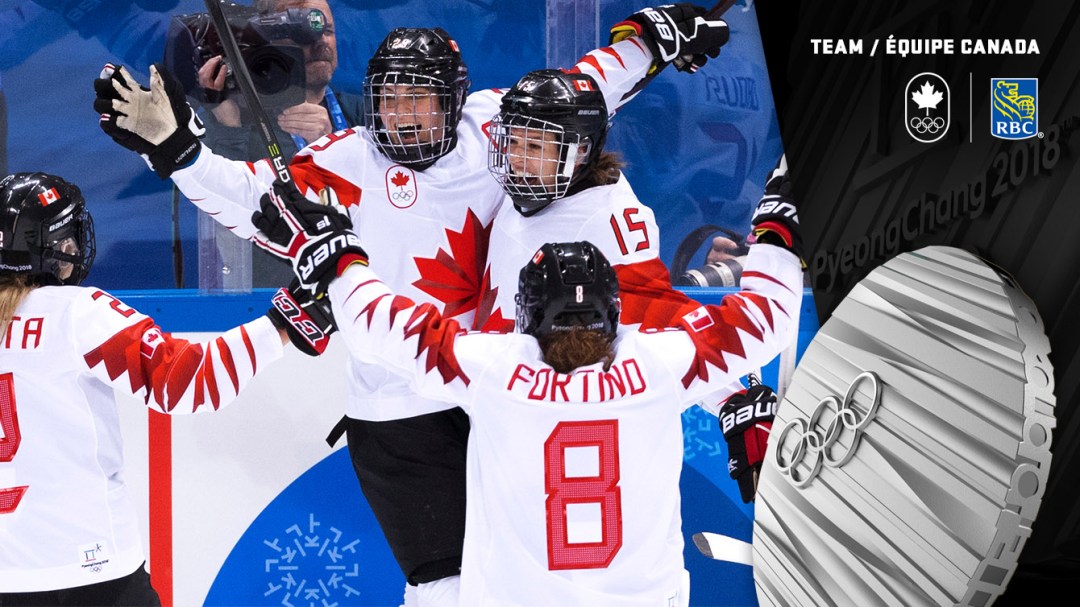 Médaille d'argent en hockey féminin - PyeongChang 2018 - Équipe Canada