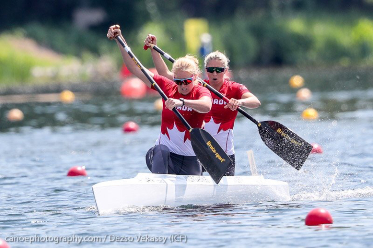 Laurence Vincent Lapointe et Katie Vincent en action au C-2