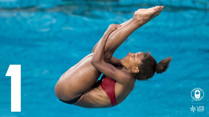 1-Days-WIDE Moins de 2 semaines avant Lima 2019, Jennifer Abel est devenue l’athlète (H/F) canadienne la plus décorée des Championnats du monde de la FINA, alors qu’elle a remporté ses 9e et 10e médailles en carrière. Abel participera à ses 3e Jeux Pan Am avec Équipe Canada, qui compte un total de 477 athlètes!