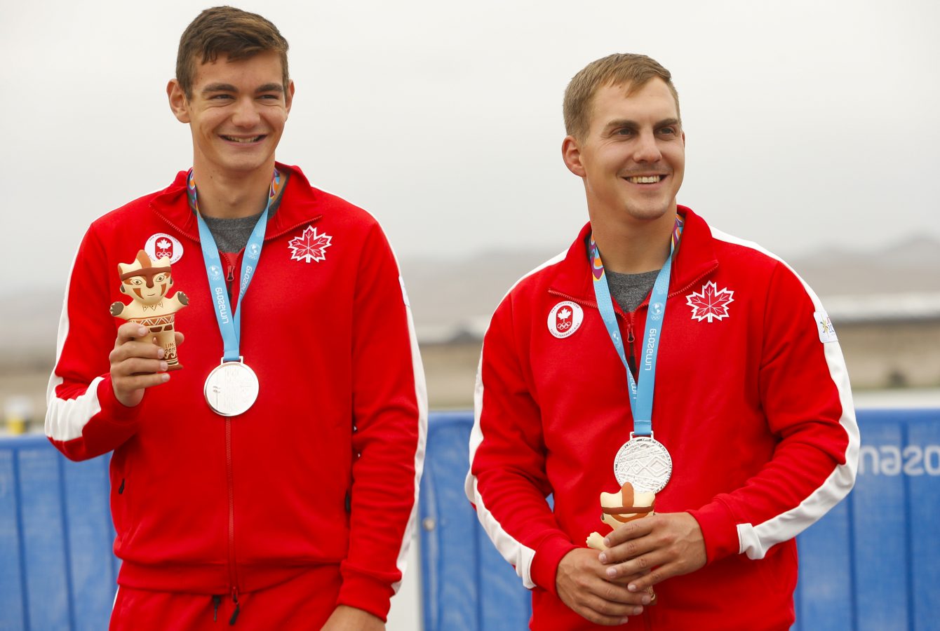 Équipe Canada Canoe Sprint Jarret Kenke et Jacob Steele Lima 2019