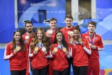 Équipe Canada et ses médailles au bassin de plongeon de Lima 2019