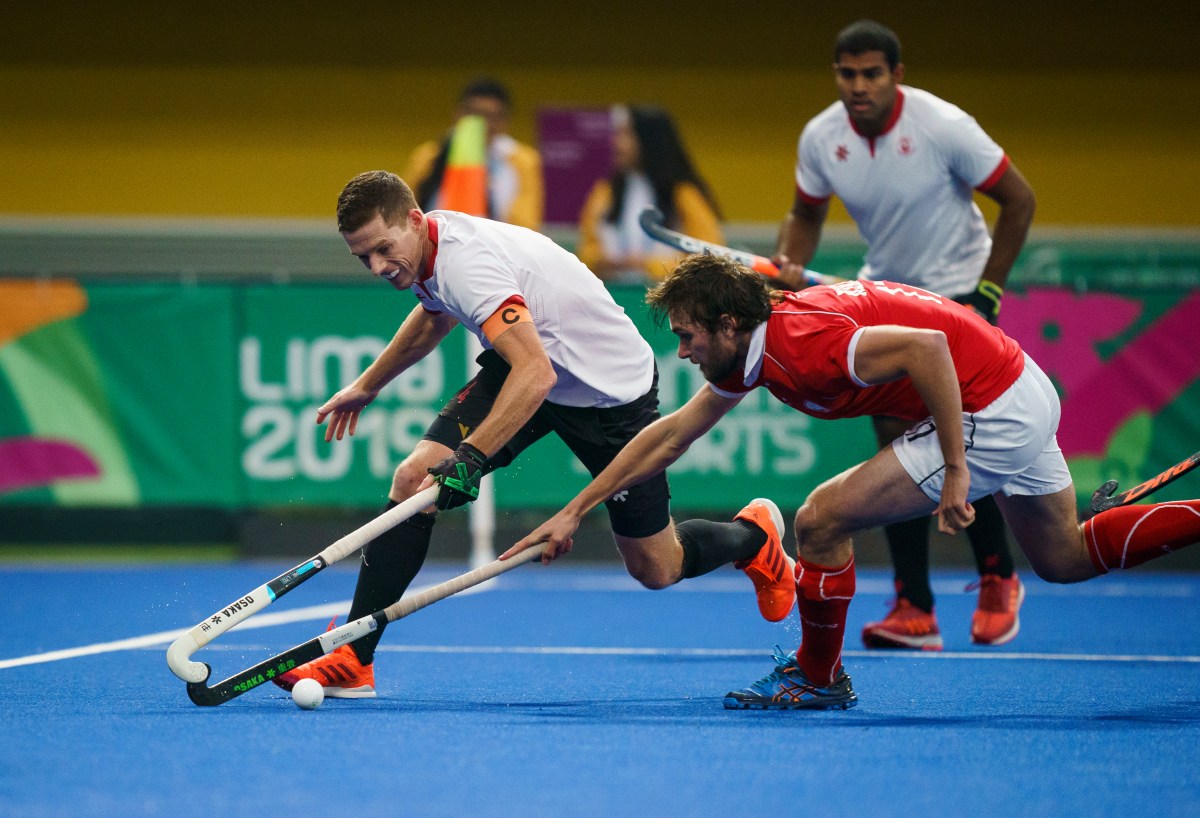 Scott Tupper joue au hockey sur gazon Lima 2019