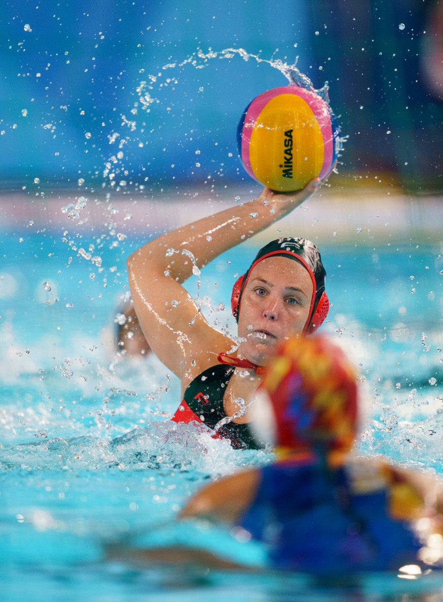 Monika Eggens en action à Lima 2019