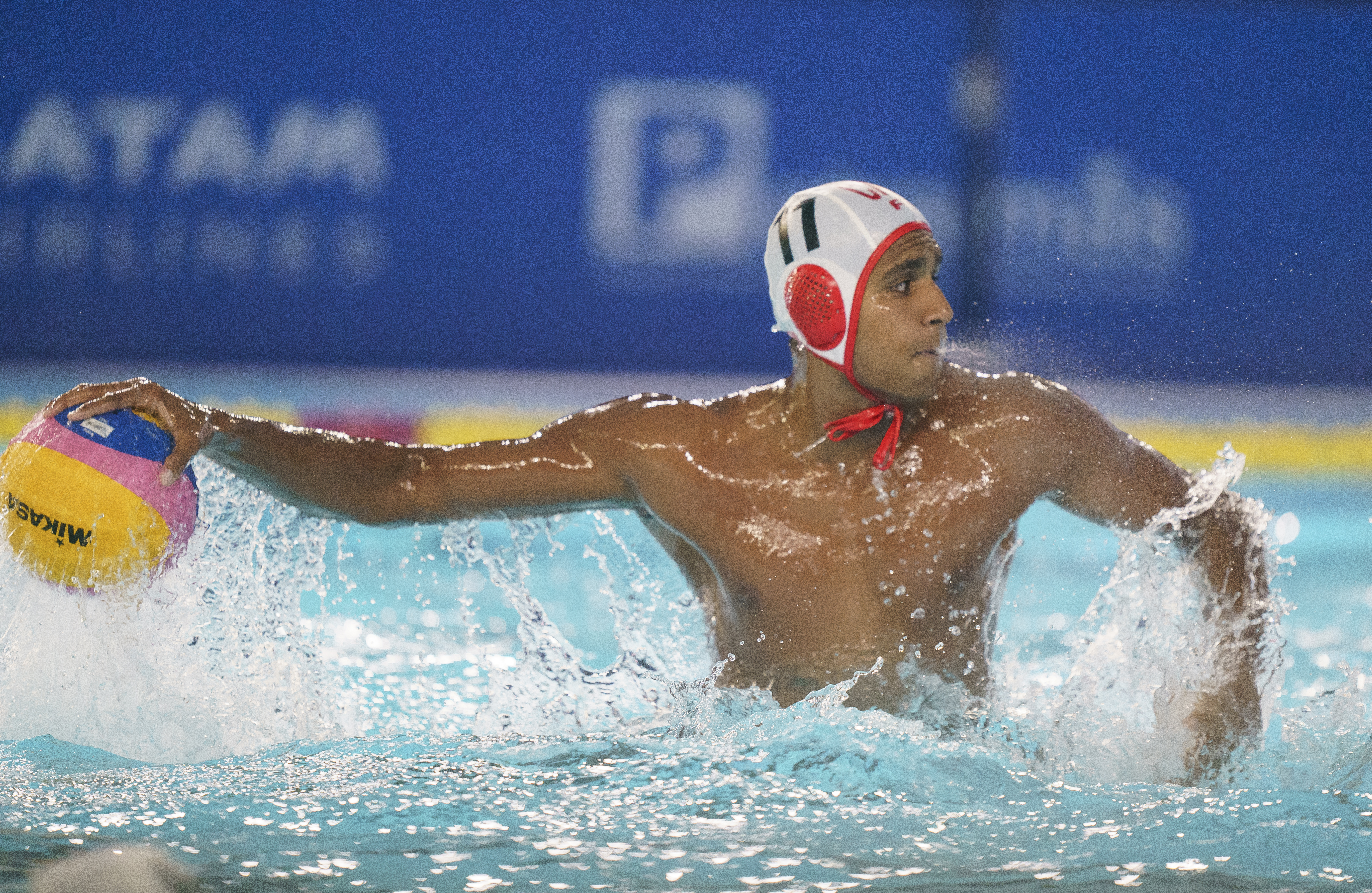 Des joueurs de water-polo à Lima 2019