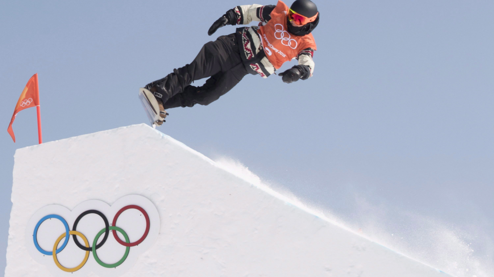 Mark McMorris en pleine course