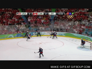 Animation de Sidney Crosby marquant le but en or