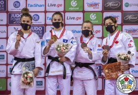 Quatre judokas sur le podium du Grand chelem de Géorgie