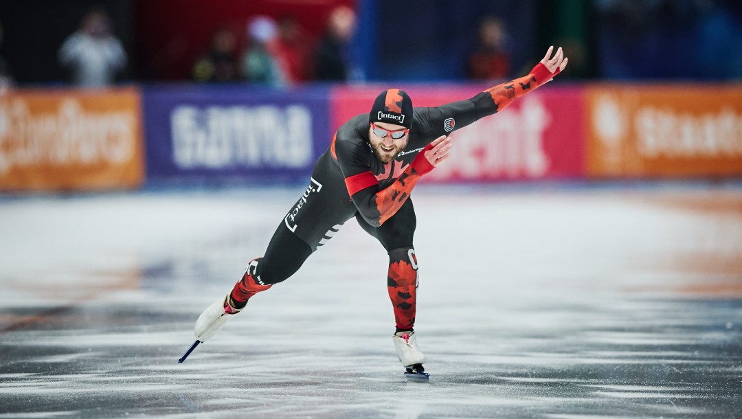 Laurent Dubreuil patine.
