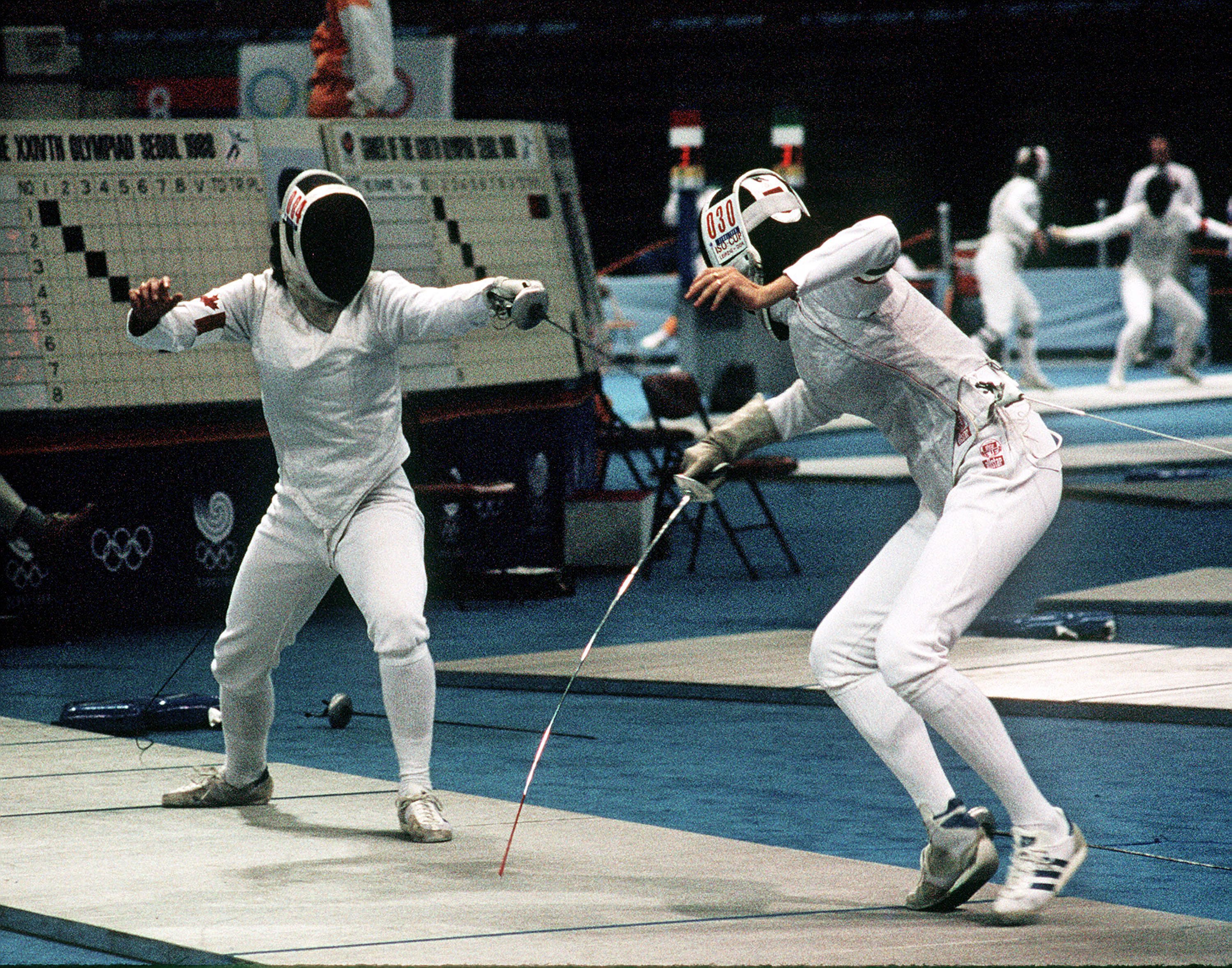 Thalie Tremblay (left)