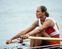 Canada's Silken Laumann competing in the rowing event at the 1988 Olympic games in Seoul. (CP PHOTO/ COC/ Cromby McNeil)