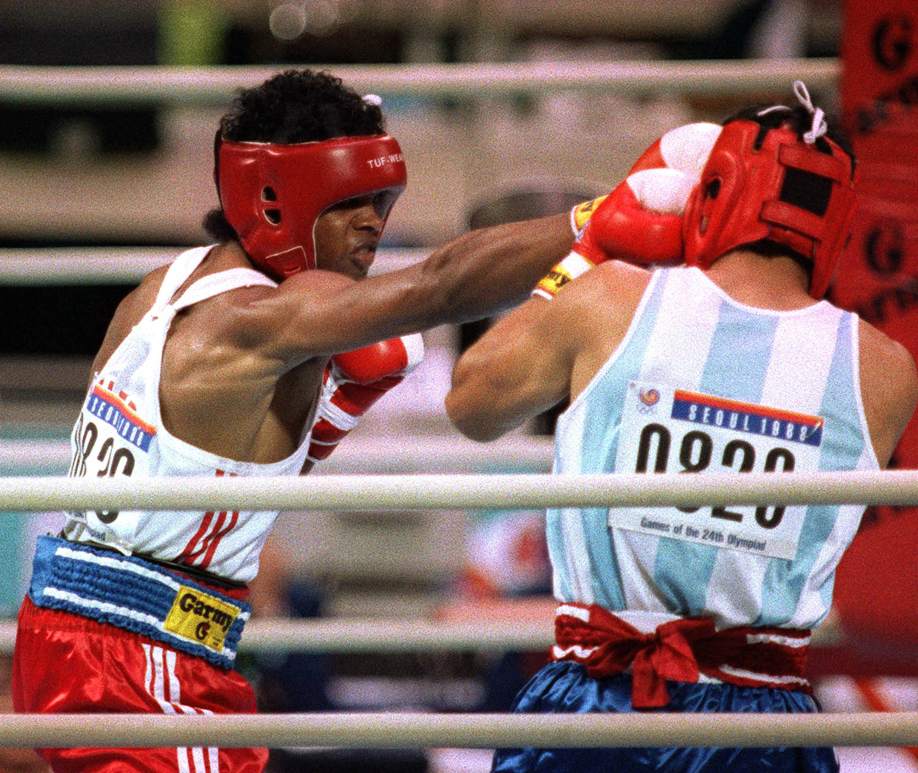 Raymond Downey (left)