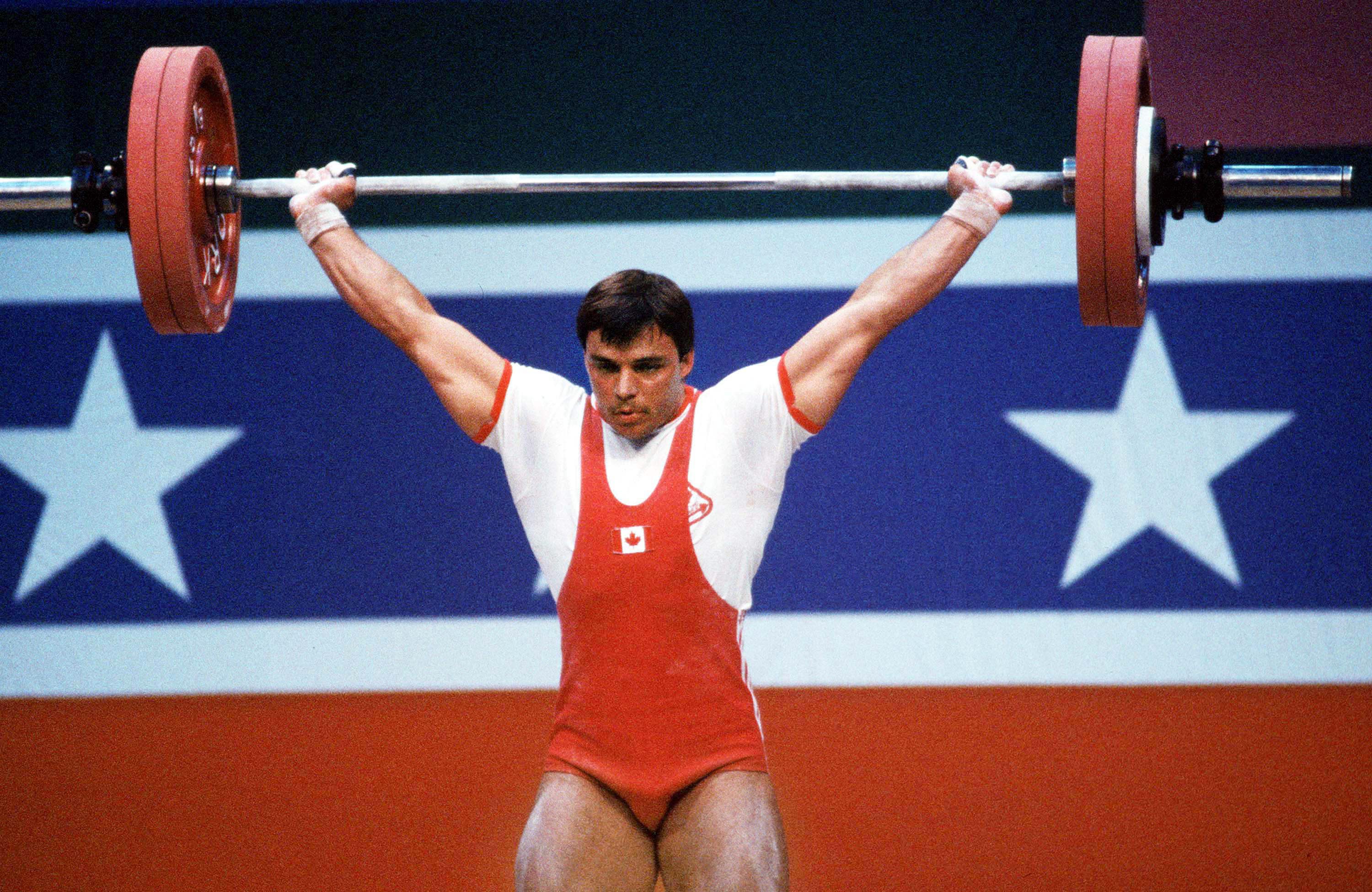Jacques Demers (not the hockey coach) competing at Los Angeles 1984