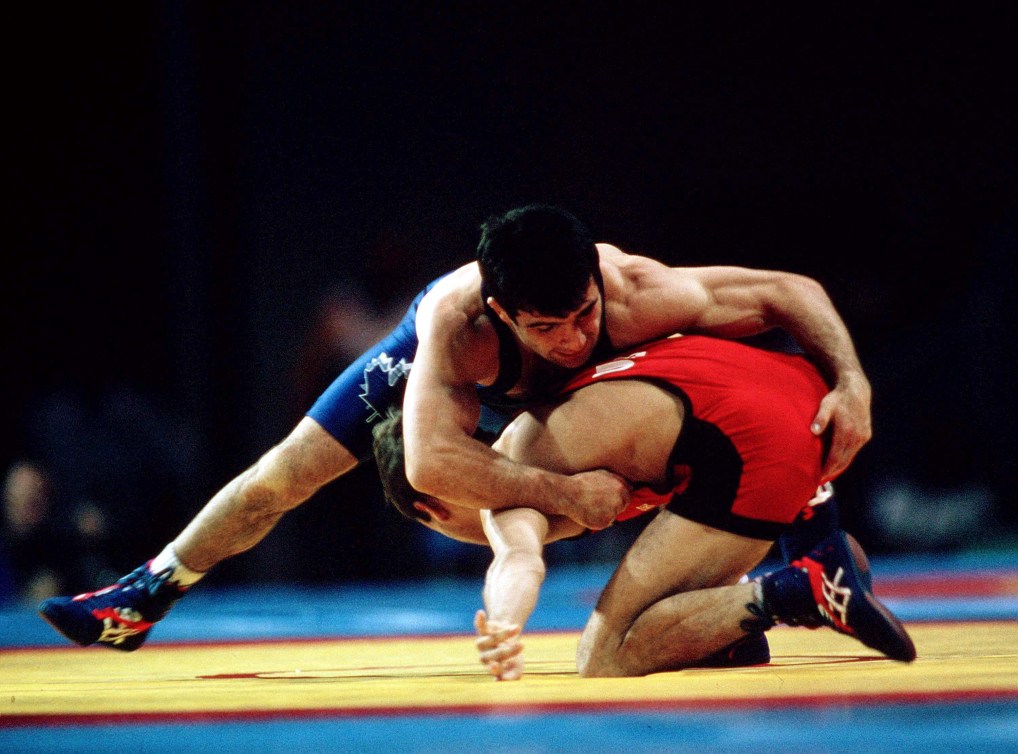 Guivi Sissaouri wrestling