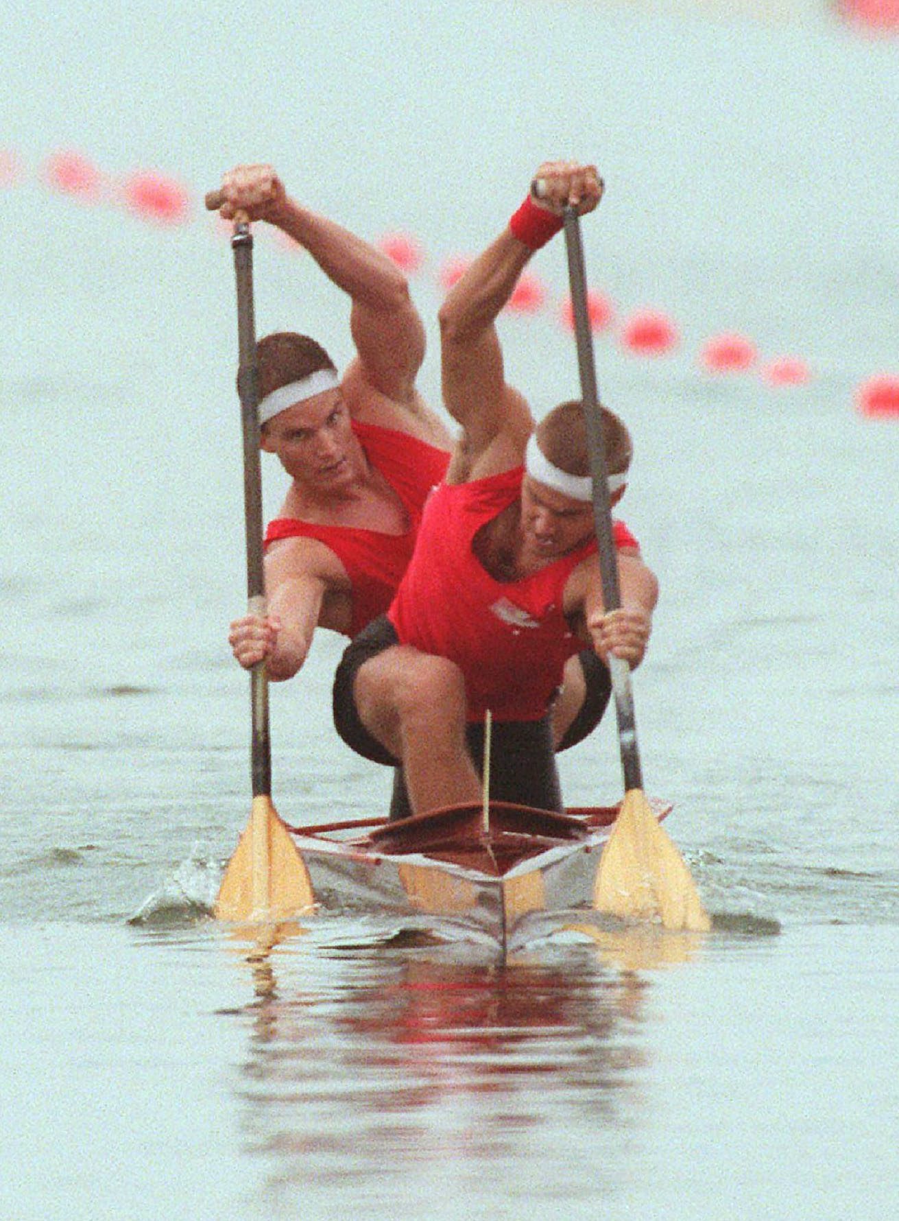 Steve Giles (front) and Dan Howe