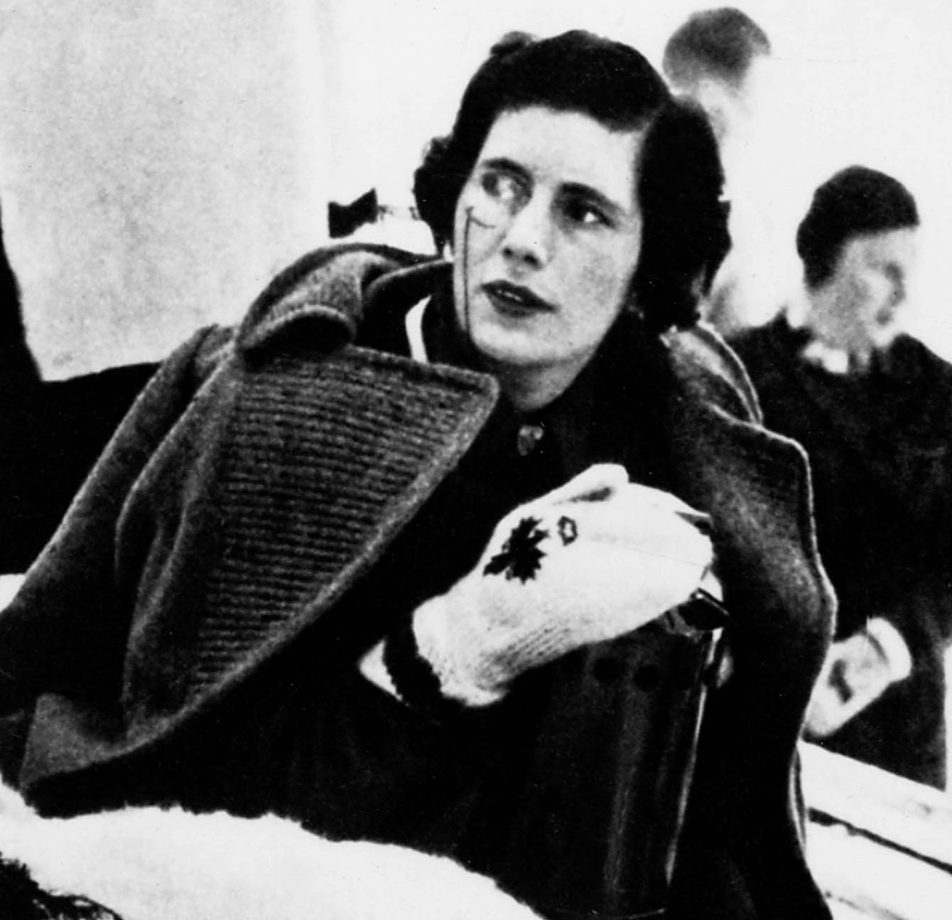 Canada's Diana Gordon-Lennox participates in a skiing event at the Garmisch-Partenkirchen 1936 Olympic Winter Games. (CP Photo/COC)