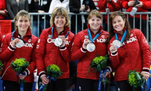 Cori Bartel; Susan O'Connor; Cheryl Bernard; Carolyn Darbyshire Women's curling (Vancouver 2010)