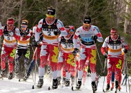 Racing in St-Fereol-les-Neiges, QC (Photo: CP)