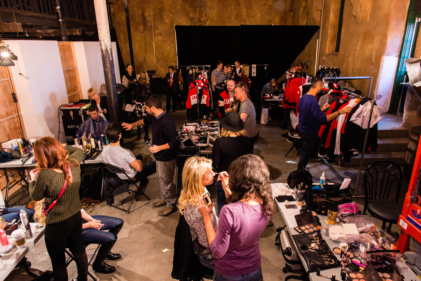 HBC Behind the Scenes. Photo by Winston Chow