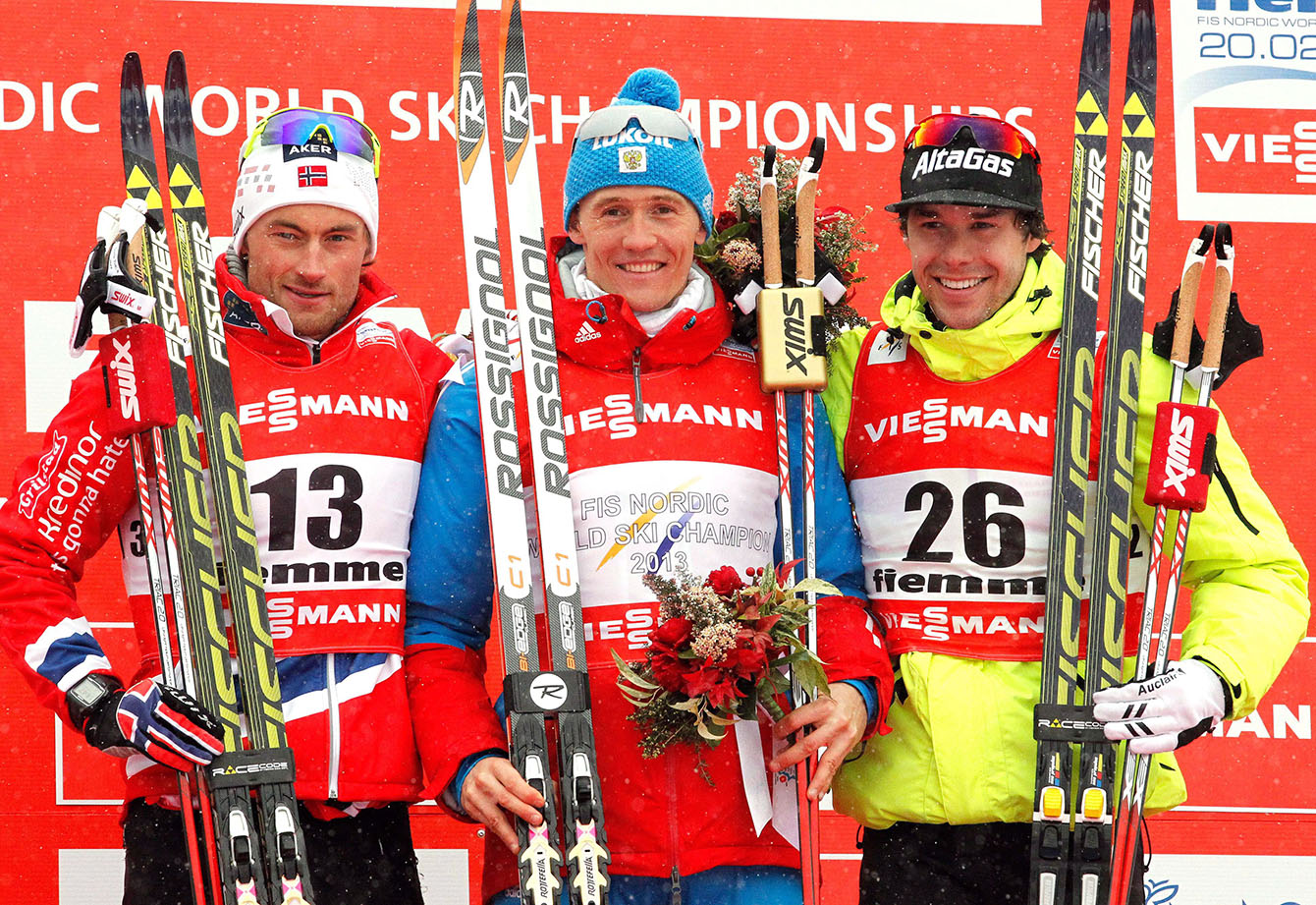 Nikita Kriukov, Petter Northug, Alex Harvey