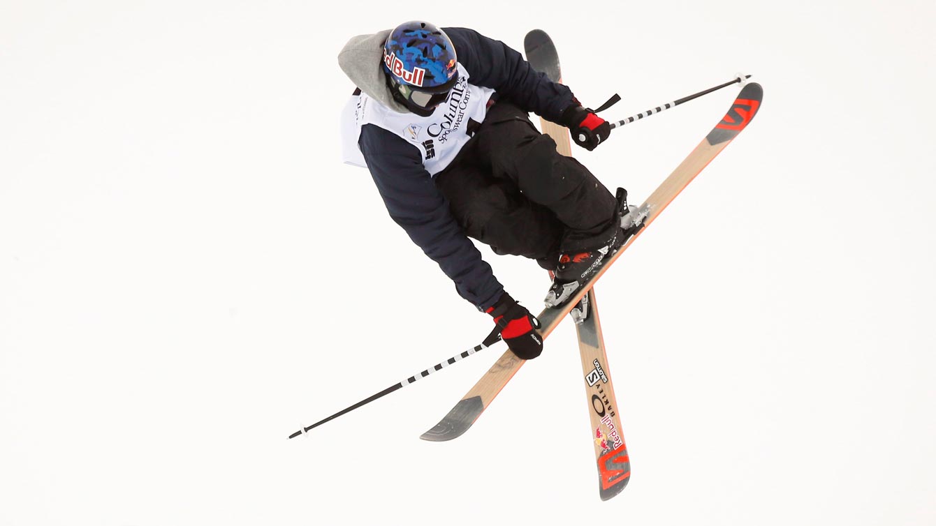 Noah Bowman landing a grab.