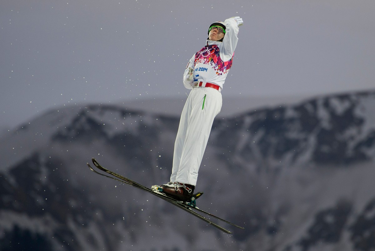 Travis Gerrits competing