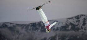 Travis Gerrits competing