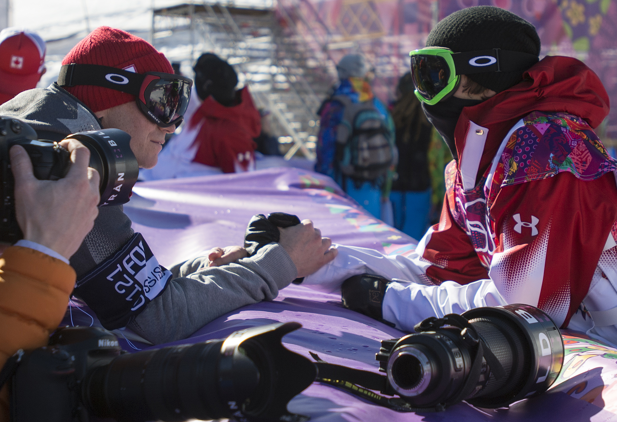 Mark McMorris after his race