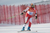 Jan Hudec compeitng in the men's Super-G (Photo: CP)