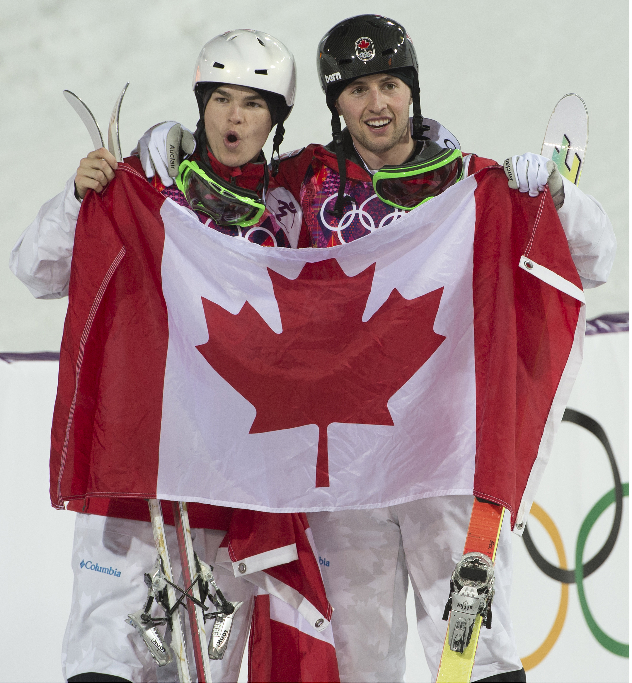 Kingsbury and Bilodeau on the podium