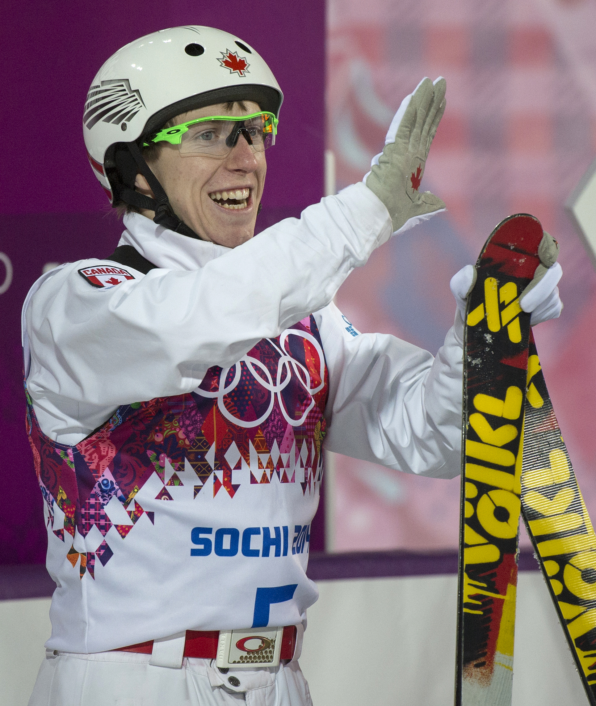 Travis Gerrits after a race