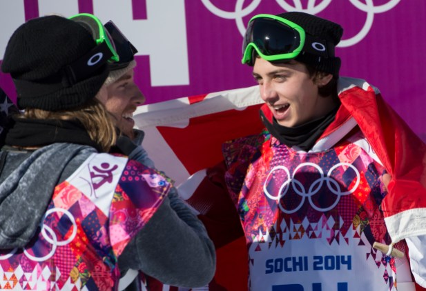 Mark McMorris - Snowboard Slopestyle McMorris celebrates his bronze medal win