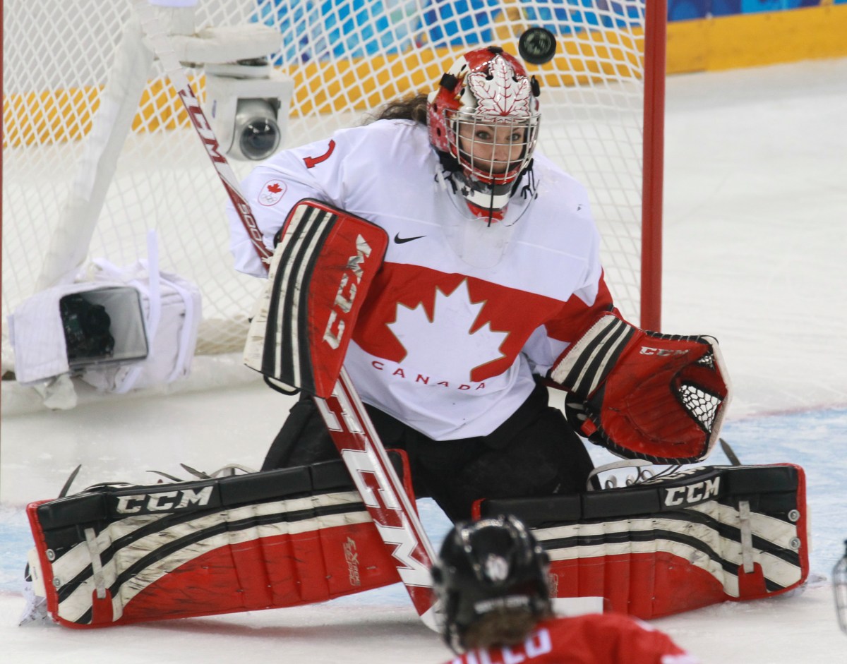 Canada's women's hockey team plays Switzerland