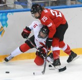 Canada's women's hockey team plays Switzerland