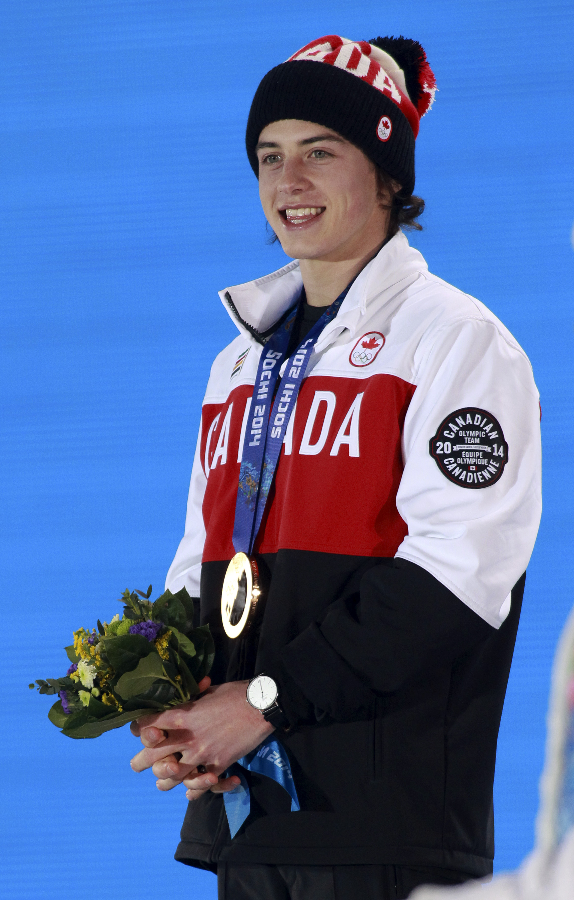 McMorris receives his bronze medal
