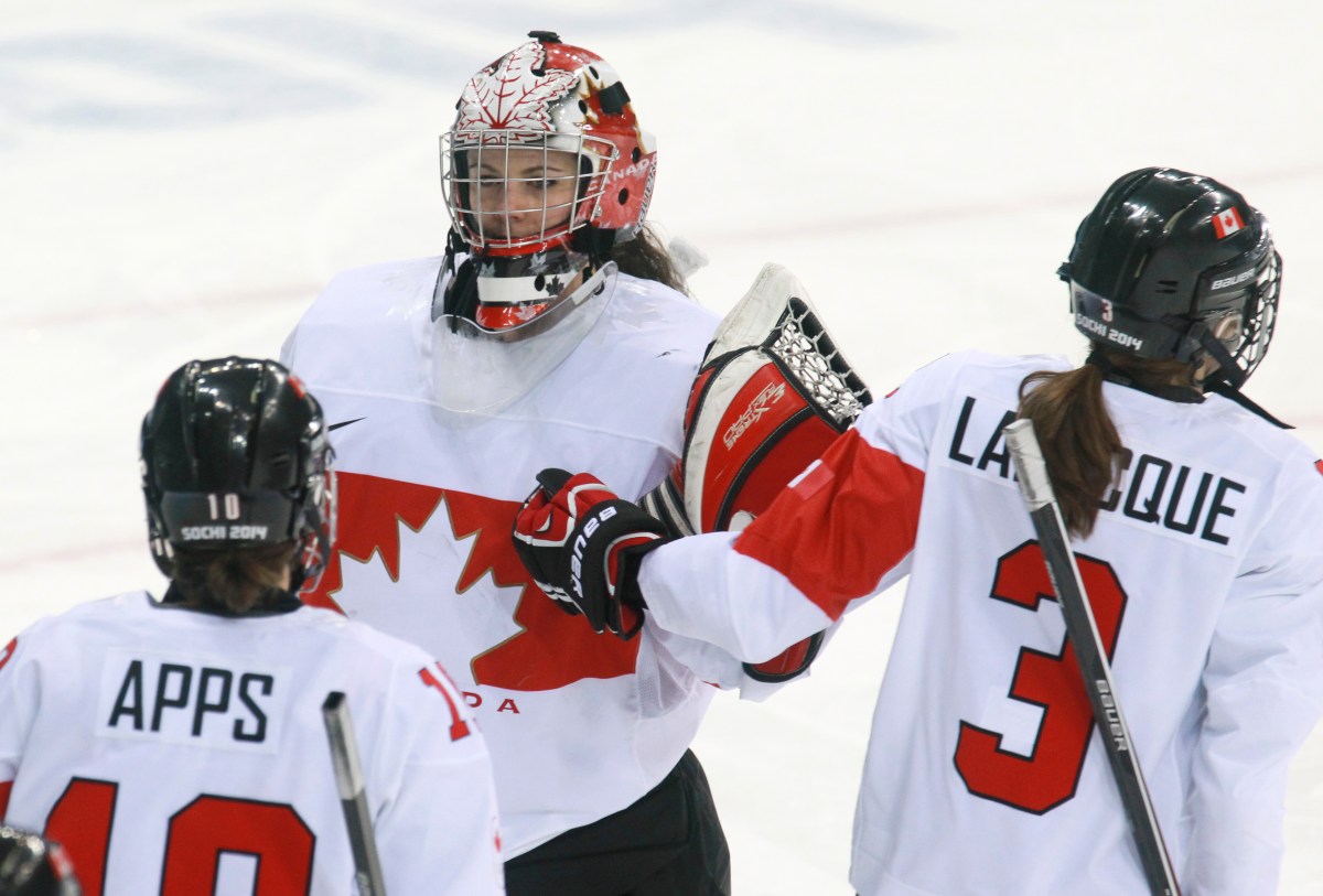 Canada's women's hockey team plays Switzerland