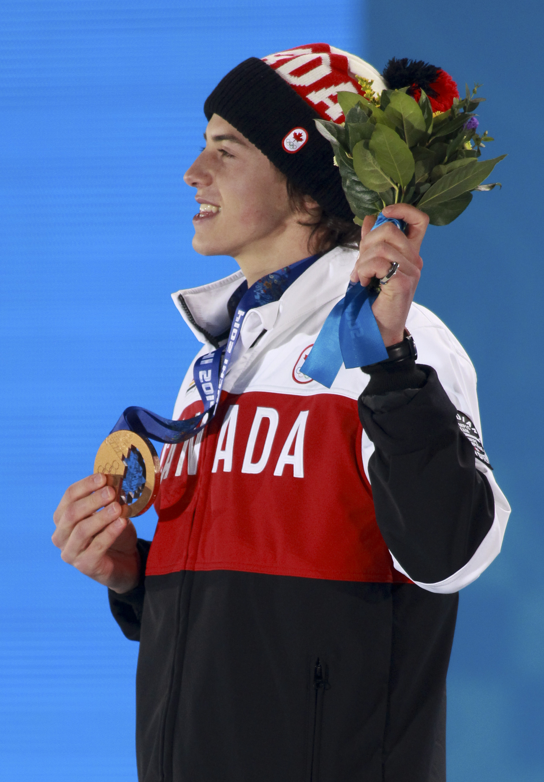 McMorris receives his bronze medal